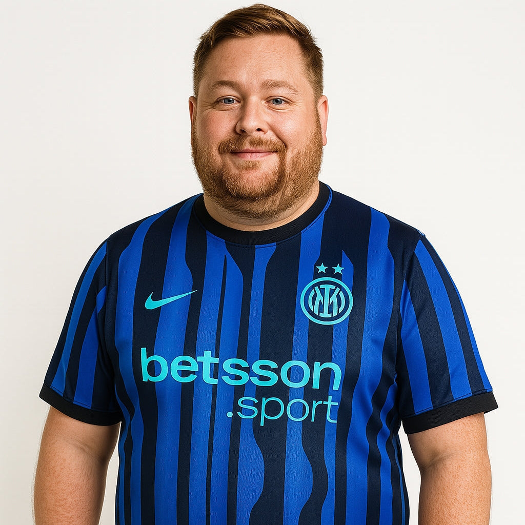 Inter Milan Domicile Maillot 2025/26 Grande Taille