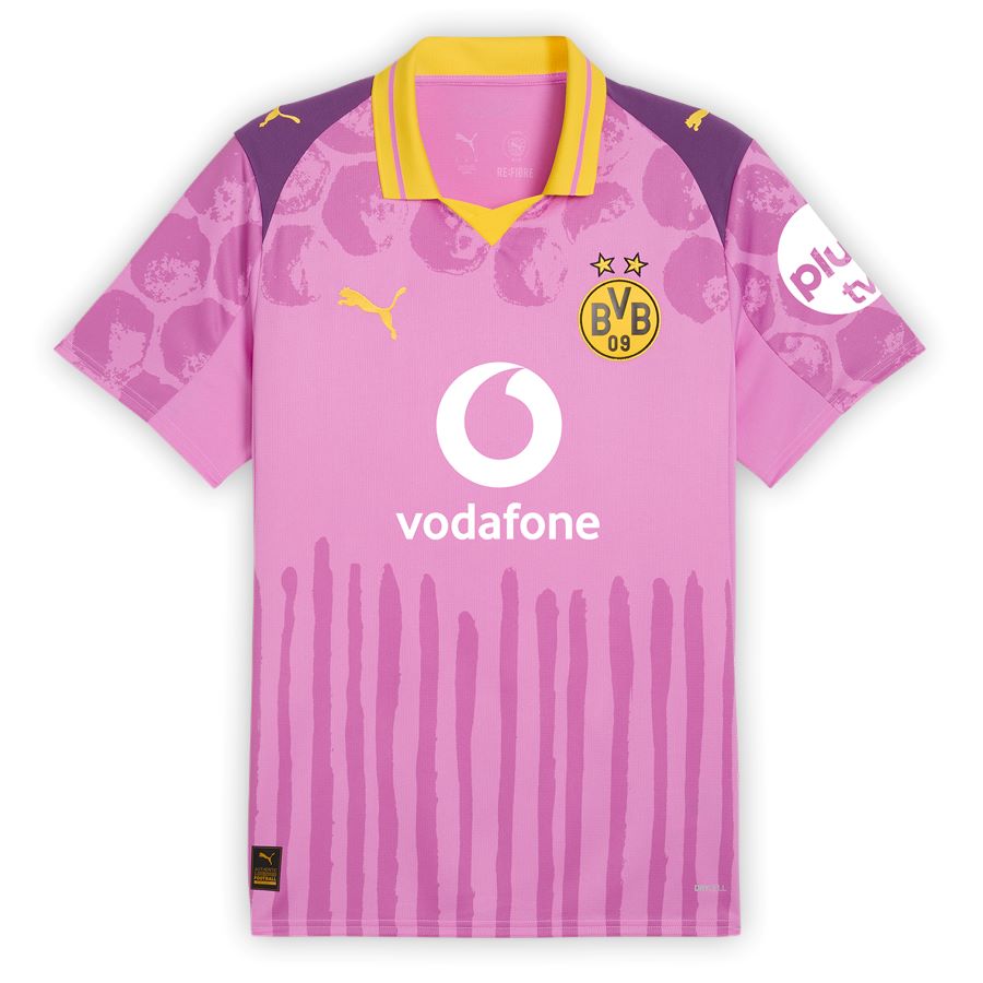 Maillot BVB Dortmund Gardien Homme 2025 2026 Rose