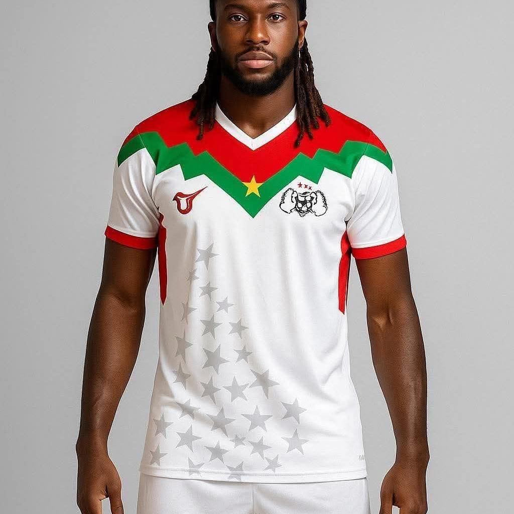 Maillot Burkina Faso Extérieur Blanc Homme 2025 2026