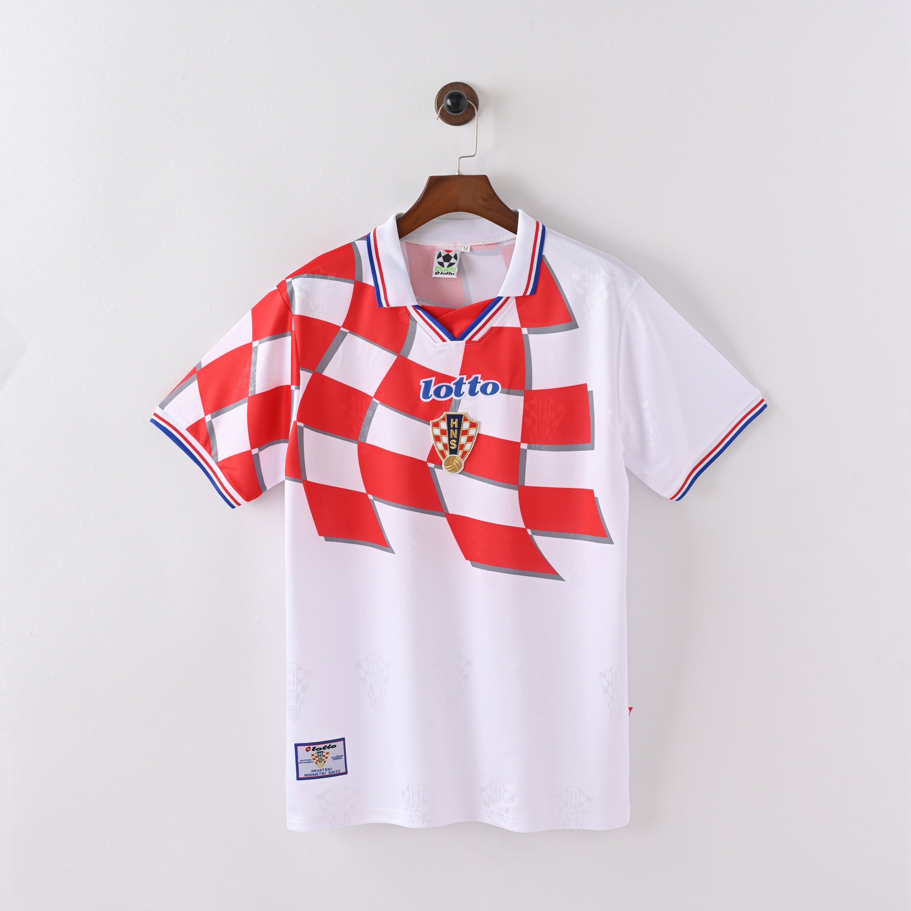Maillot Croatie Retro Vintage 1998 Domicile Homme