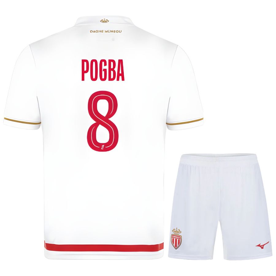 Maillot AS Monaco Enfant Domicile 2025 2026 | Foot Sport