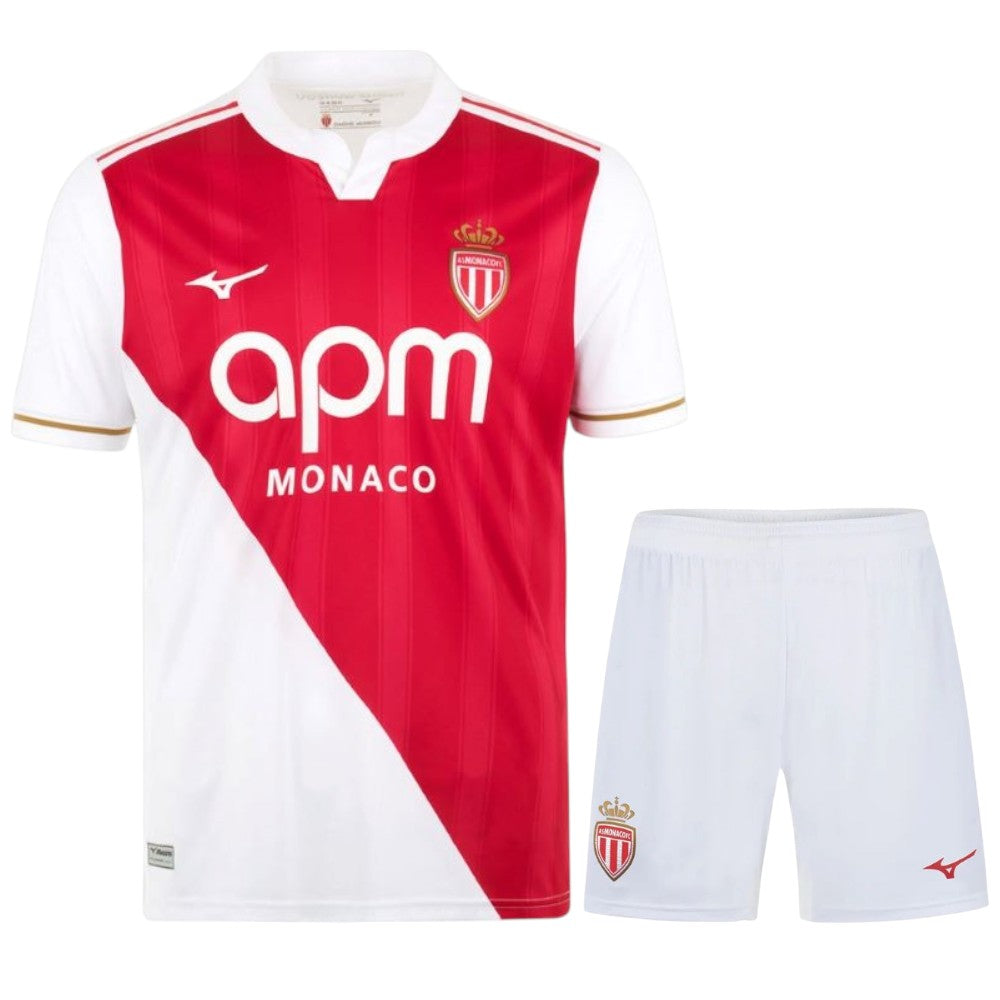 Maillot Kit Enfant AS Monaco Pogba Domicile 2025 2026 | Foot Sport