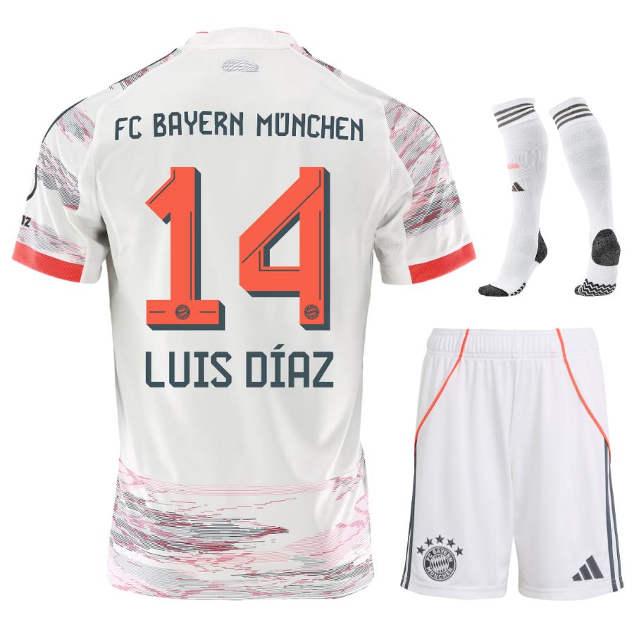 Maillot Bayern Munich Kit Enfant Extérieur 2025 2026