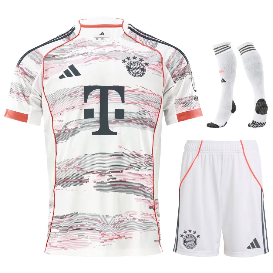 Maillot Bayern Munich Kit Enfant Extérieur 2025 2026