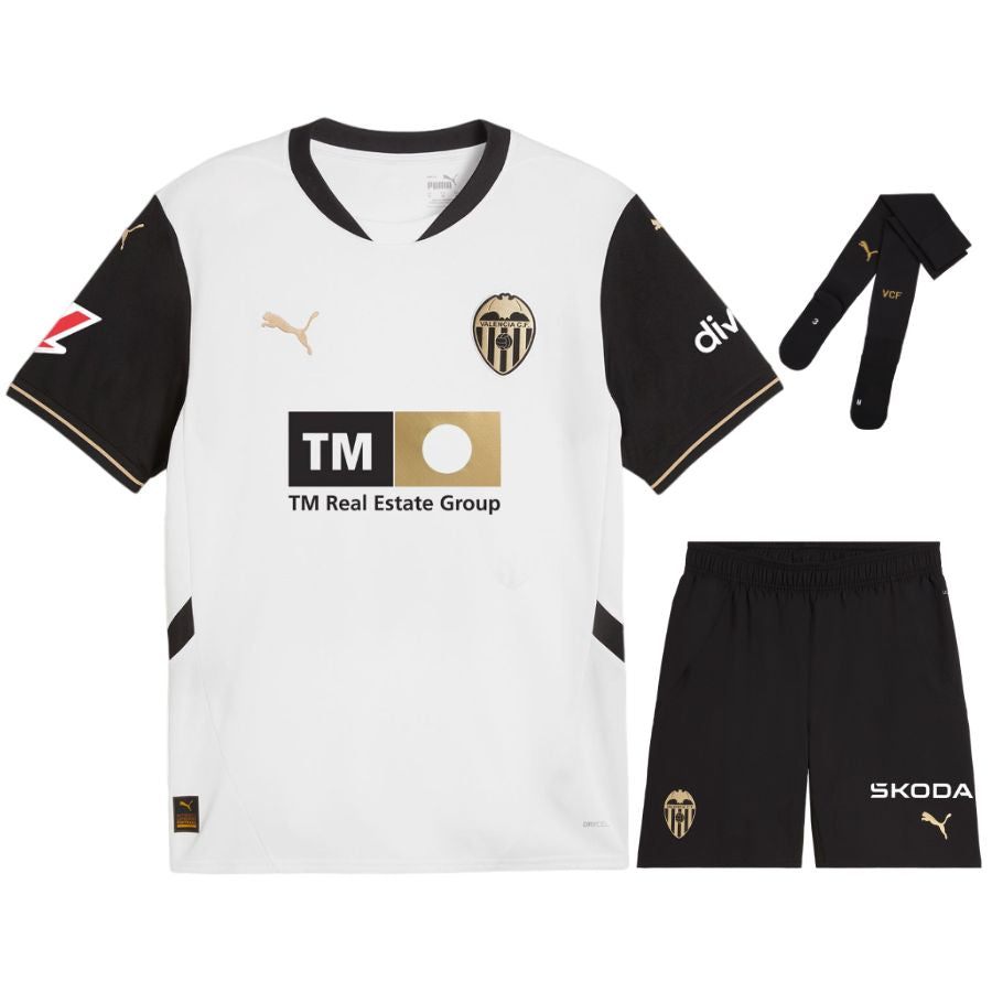 Maillot Kit Enfant FC Valence Domicile 2024 2025 Noir | Foot Sport
