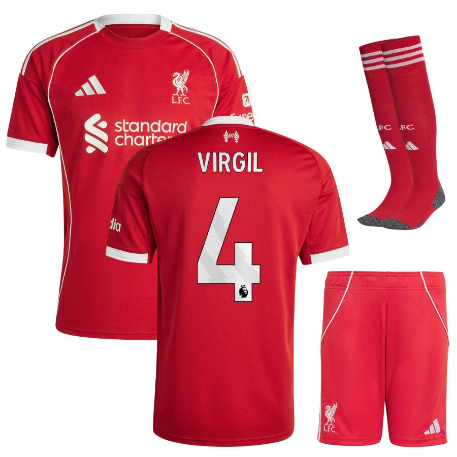 Maillot Kit Enfant Liverpool Domicile 2025 2026