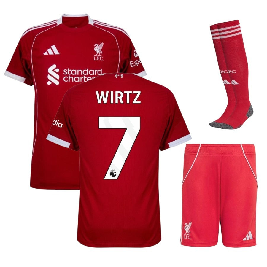 Maillot Kit Enfant Liverpool Domicile 2025 2026