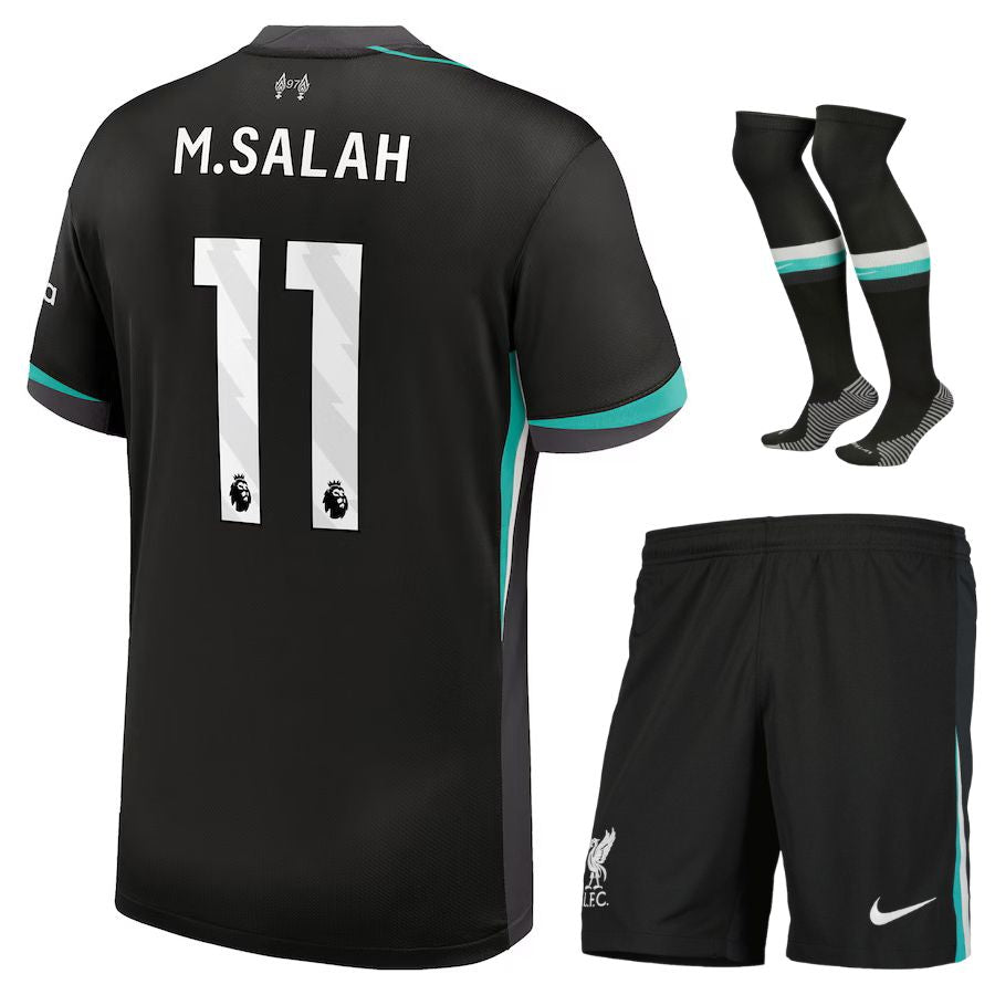 Maillot Kit Enfant Extérieur Liverpool 2024 2025