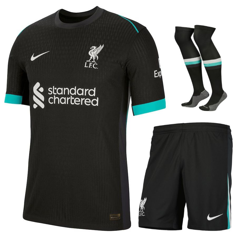 Maillot Kit Enfant Extérieur Liverpool 2024 2025