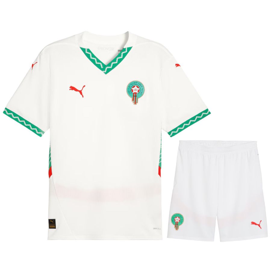 Maillot Kit Enfant Maroc Extérieur  2025
