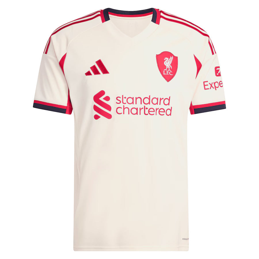 Maillot Liverpool Extérieur Homme 2025 2026 Blanc