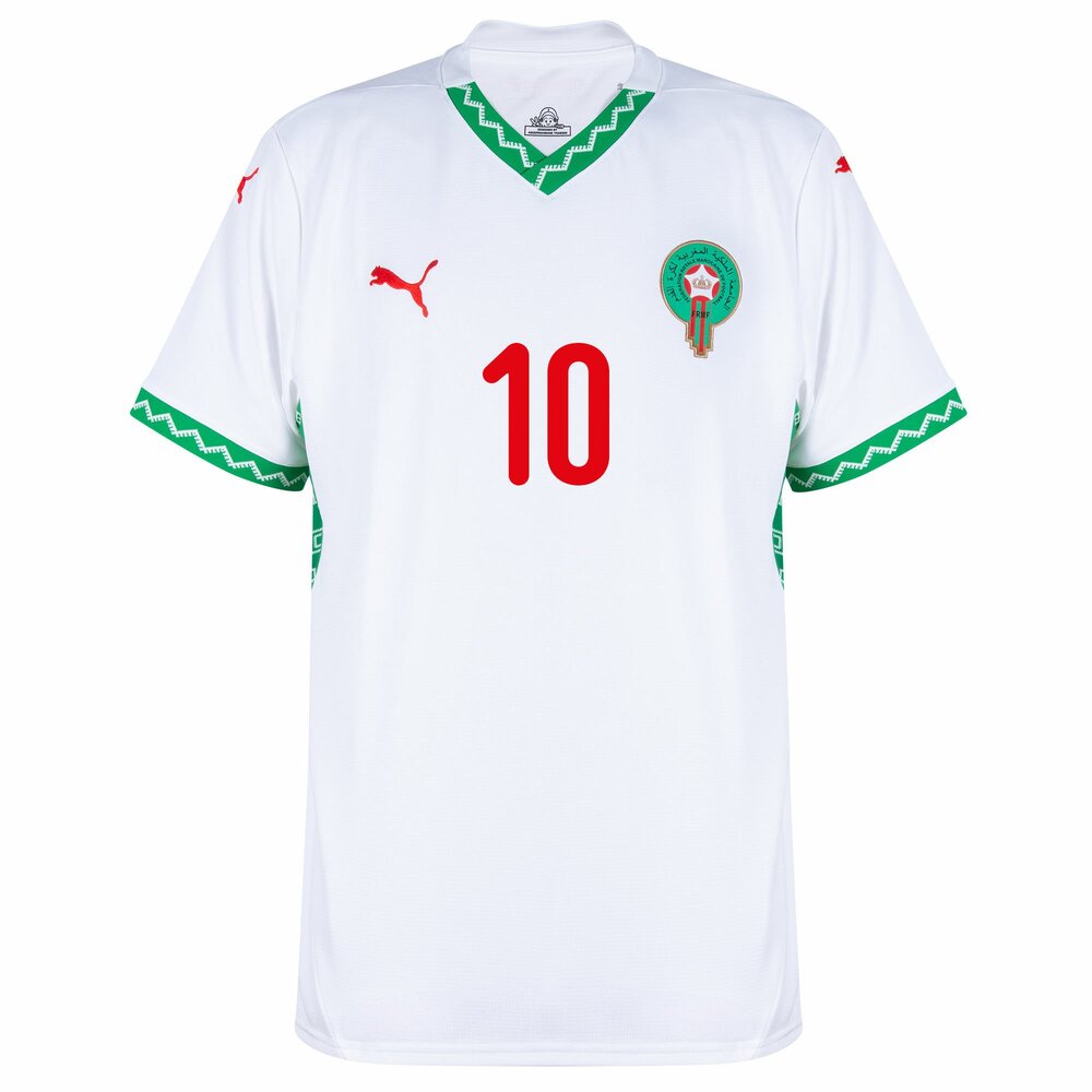 Maillot Maroc Homme Brahim 10 Extérieur 2025