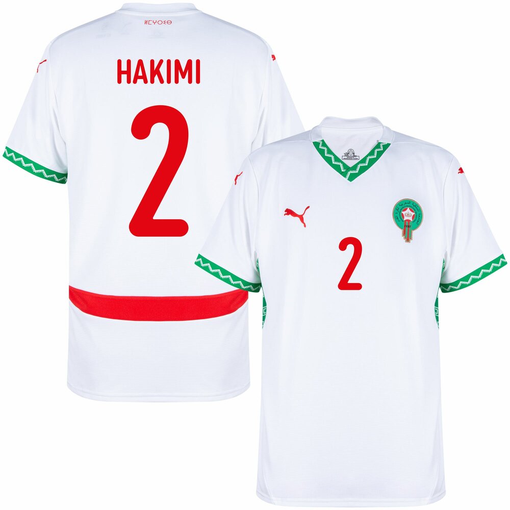 Maillot Maroc Homme Hakimi 2 Extérieur 2025
