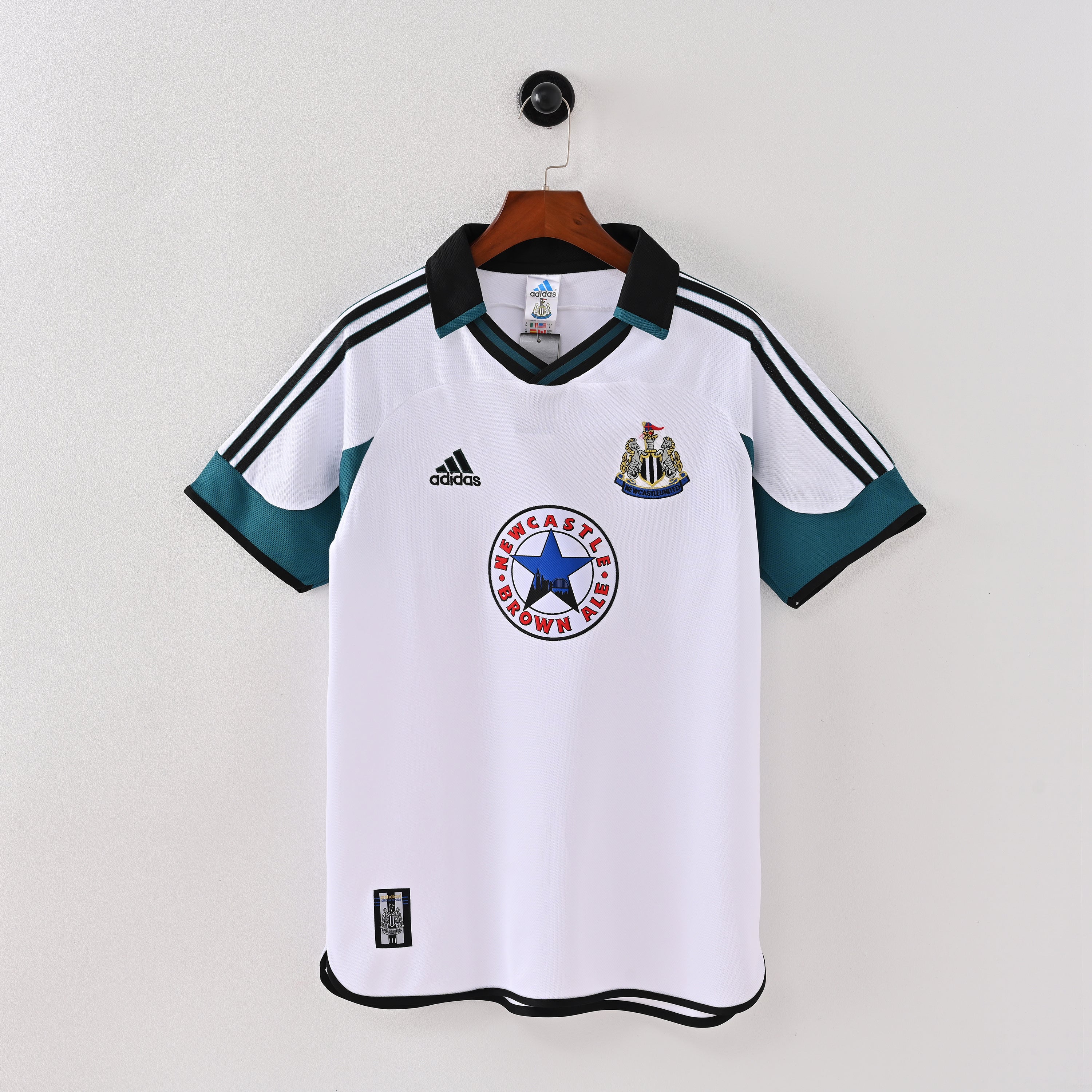 Maillot Newcastle United Retro Vintage 1999-2000 Exterieur Homme