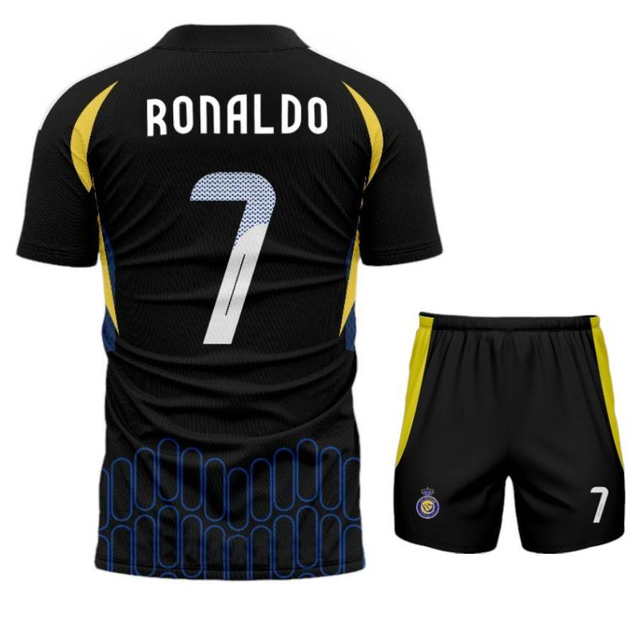 Maillot Al Nassr Kit Enfant Exterieur 2024-2025 Noir | Foot Sport