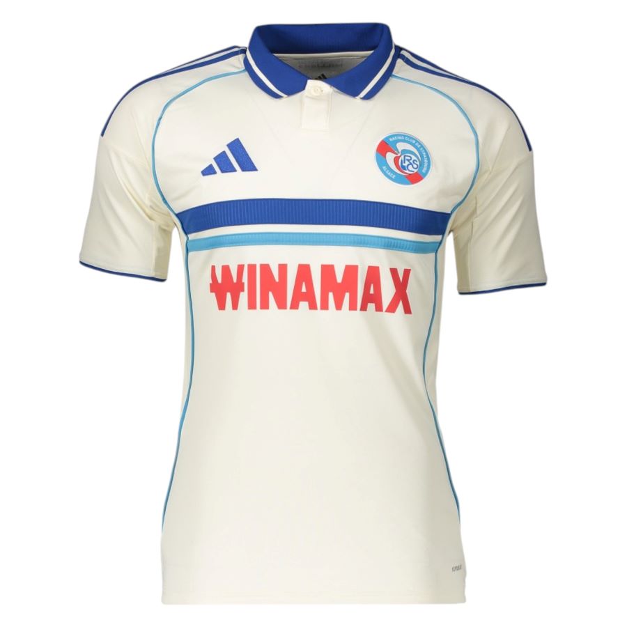 Maillot Strasbourg Extérieur Homme 2025 2026 Blanc | Foot Sport