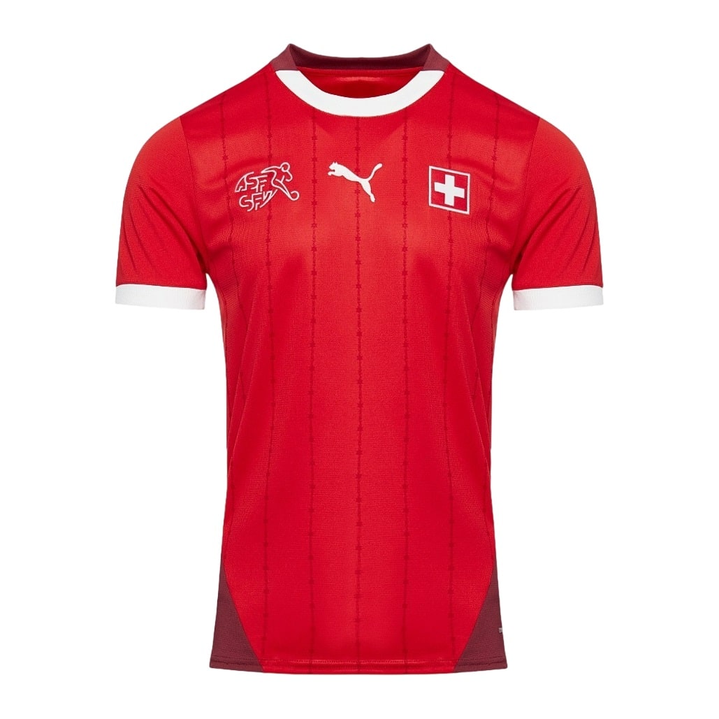 Maillot Suisse Homme Domicile Euro 2024 2025