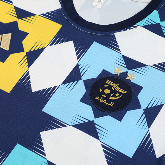 Maillot Training Algerie Jaune/Bleu Homme/ 2023-2024 | Foot Sport