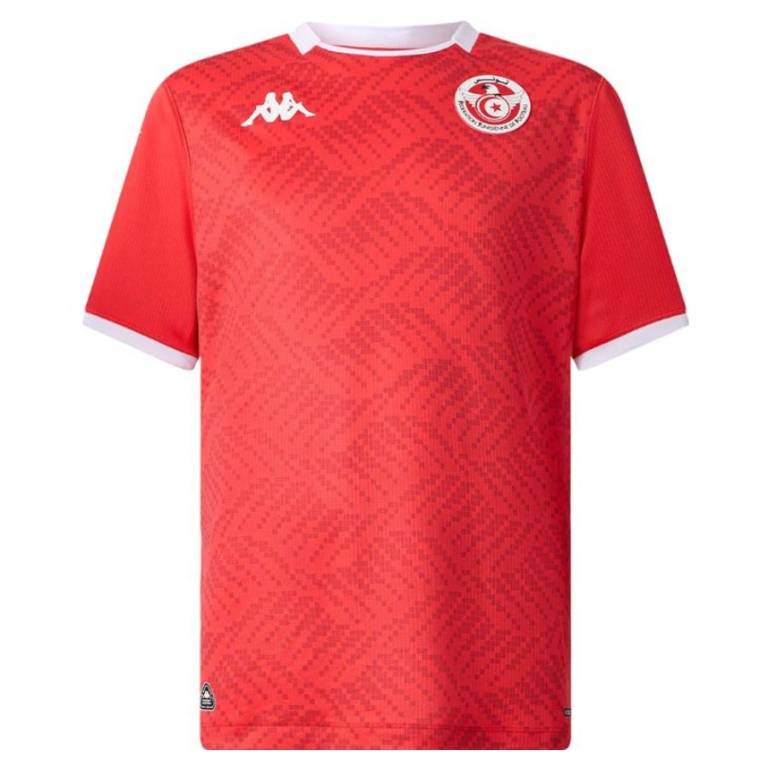 Maillot Tunisie Rouge Domicile Homme 2025 2026