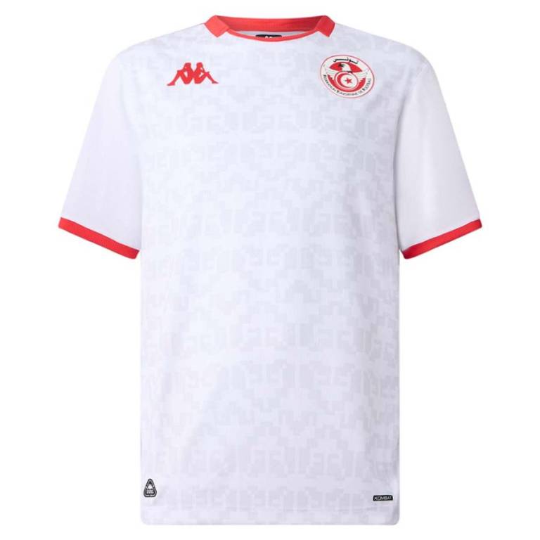 Maillot Tunisie Blanc Extérieur Homme 2025 2026