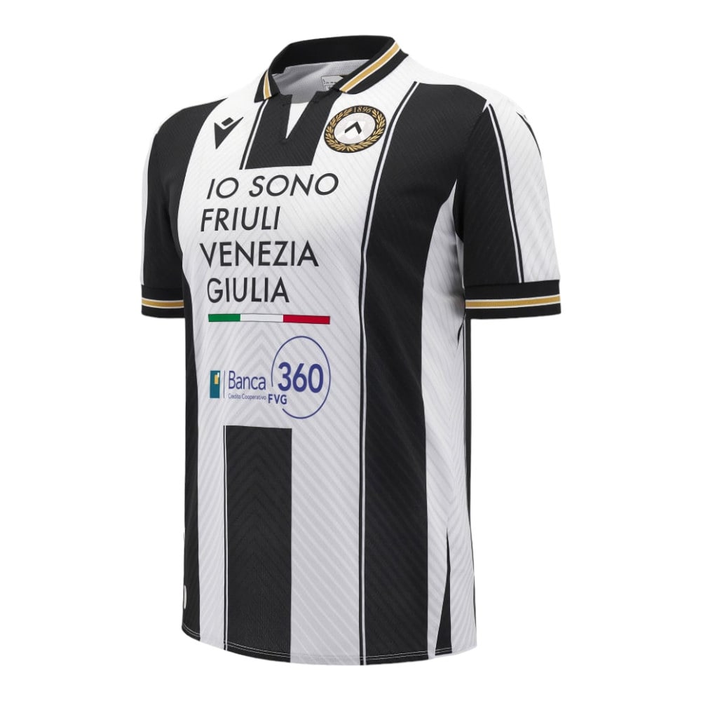 Maillot Udinese Domicile Homme 2024-2025 Blanc/Noir | Foot Sport