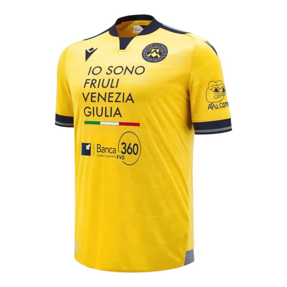 Maillot Udinese Extérieur Homme 2024-2025 Jaune | Foot Sport