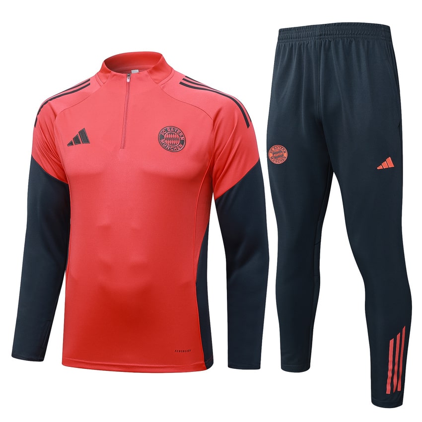 Survêtement Bayern Munich Training Homme 2025 2026 Rouge Noir