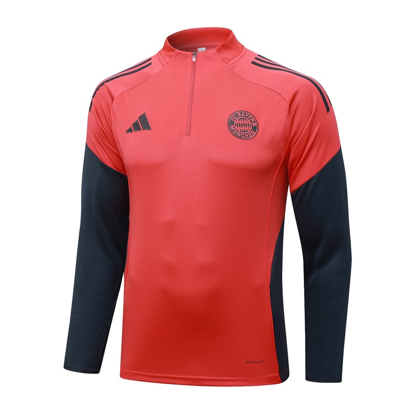 Survêtement Bayern Munich Training Homme 2025 2026 Rouge Noir