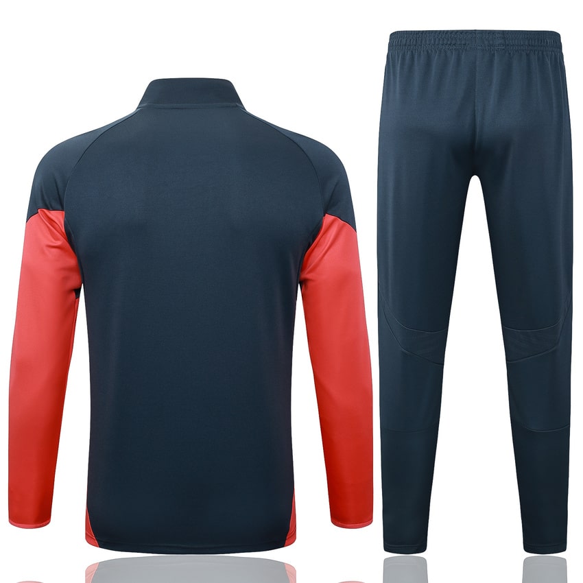 Survêtement Bayern Munich Veste Homme 2025 2026 Noir Rouge