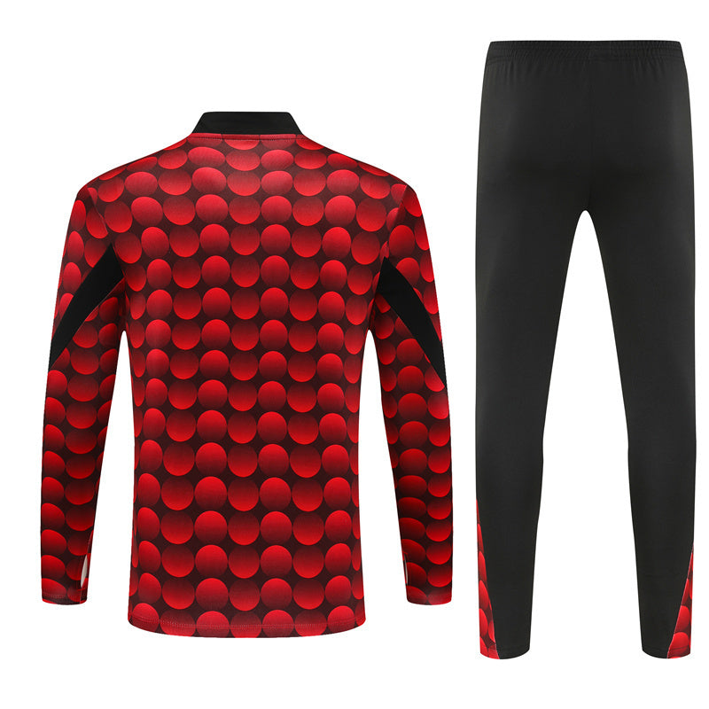 Survetement Feyenoord Training Homme/Enfant 2025 2026 Noir Rouge Camouflage