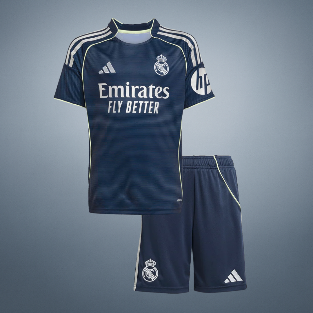 Real Madrid Extérieur Maillot Kit 2025/26 Enfant