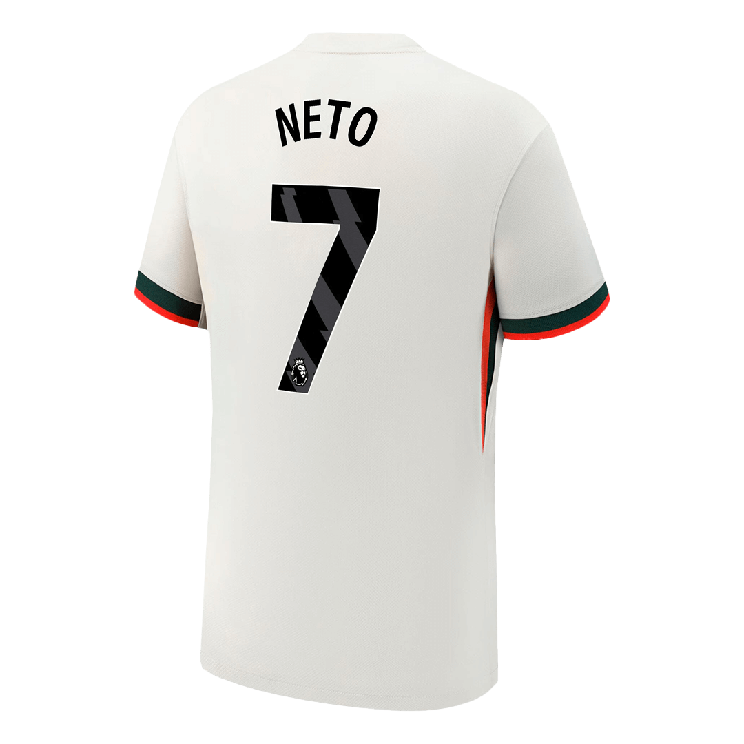 NETO #7 Chelsea Extérieur Maillot 2025/26 Blanc