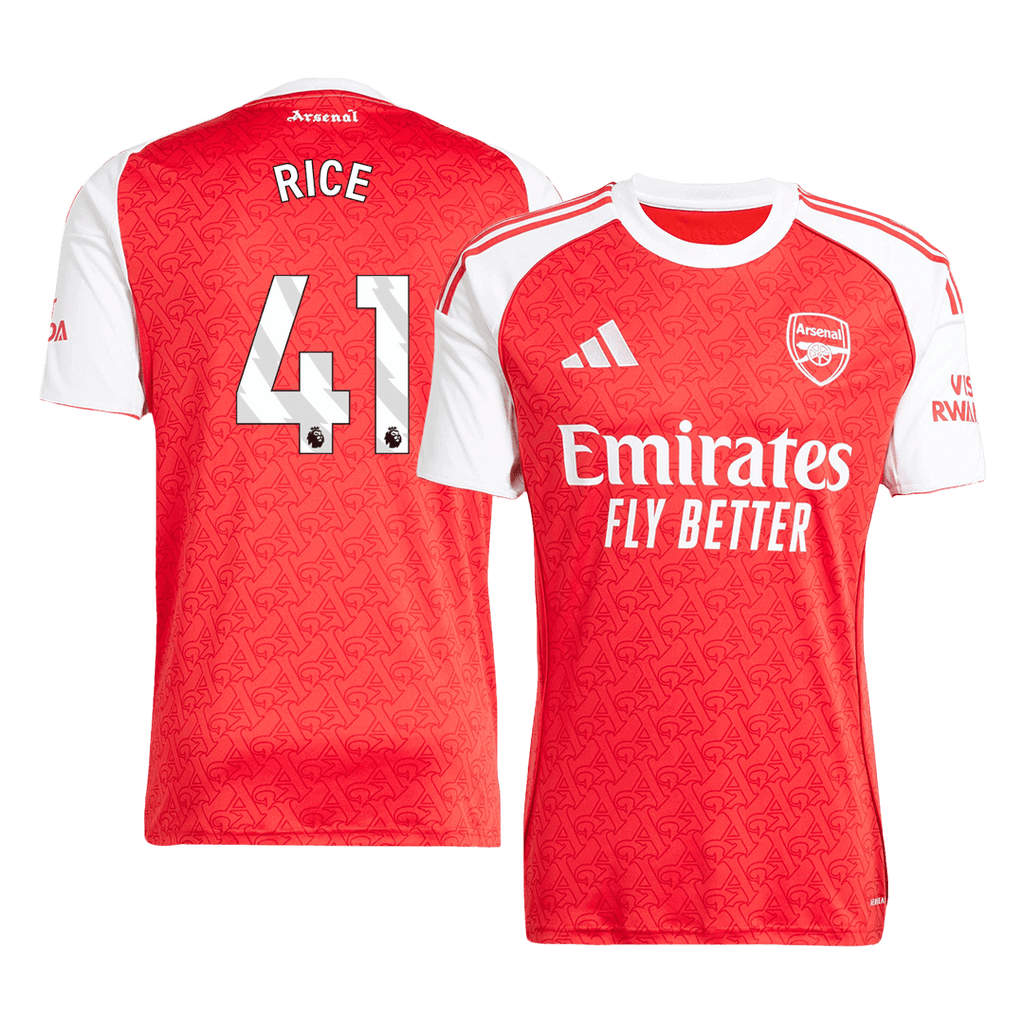 RICE #41 Arsenal Domicile Maillot 2025/26