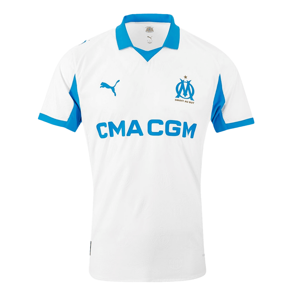 Olympique de Marseille Domicile Maillot 2025/26 Blanc Authentique