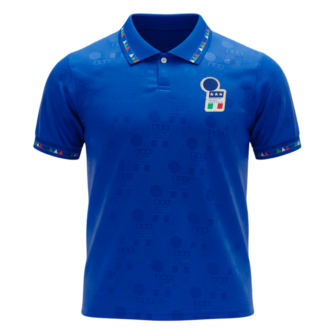 Retro Italie Domicile Maillot 1994 Bleu
