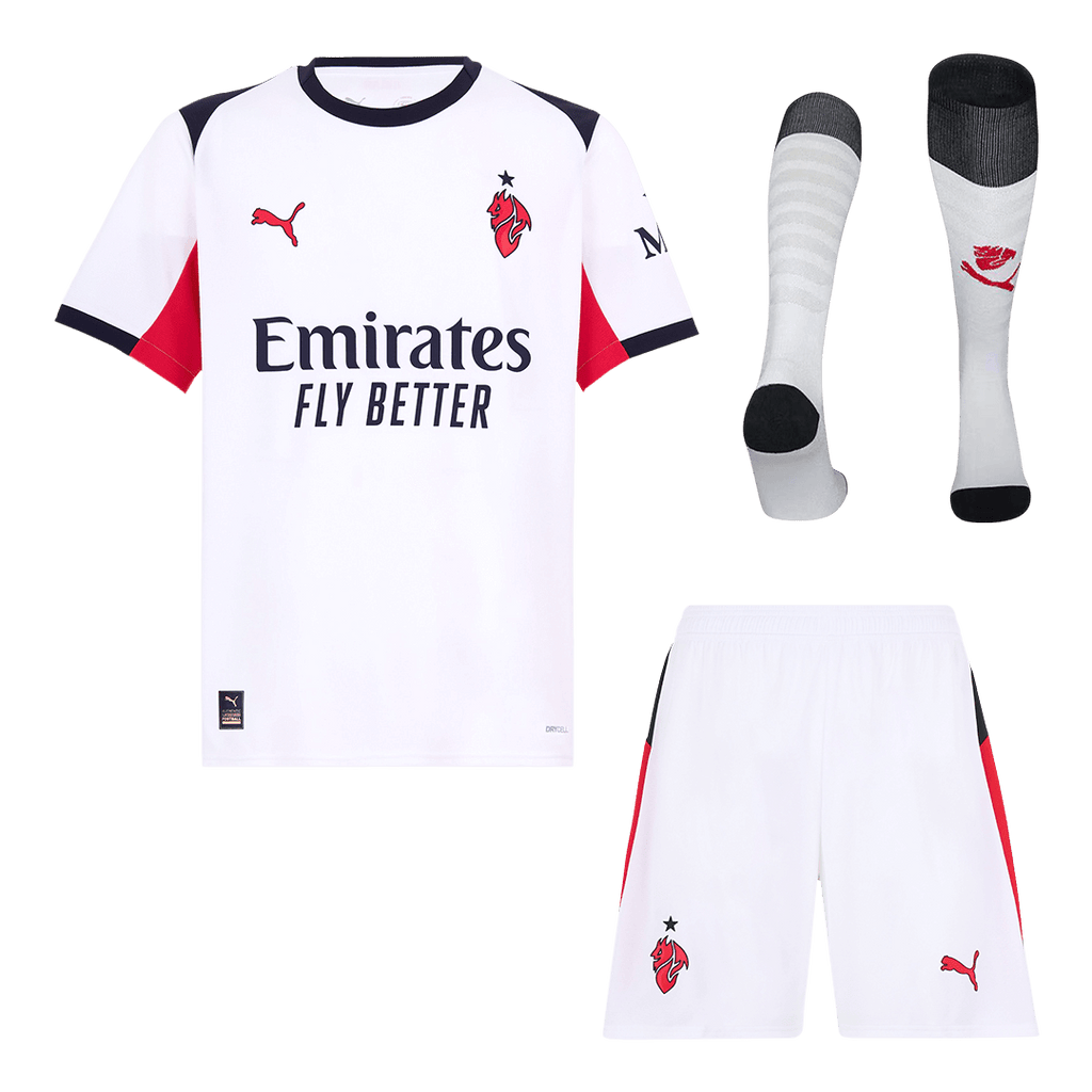 AC Milan Extérieur Maillot Kit 2025/26 Blanc