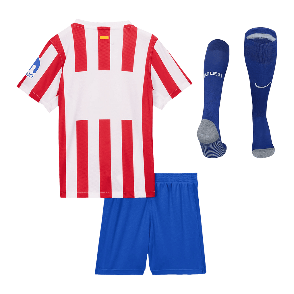 Atlético Domicile Maillot Kit 2025/26 Enfant Red&White
