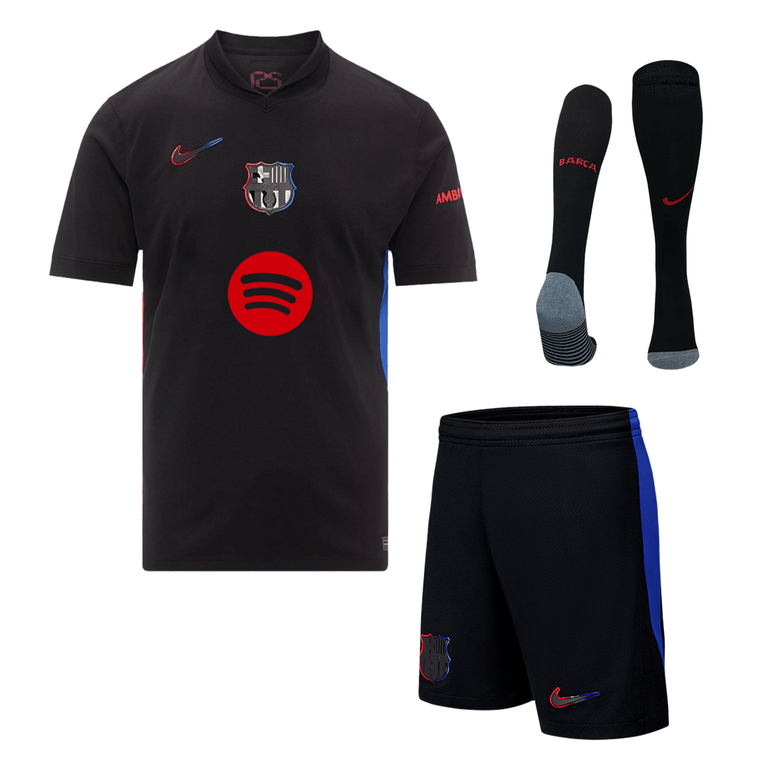 Barcelone Extérieur Maillot Kit 2024/25 - Spotify Logo Without Text