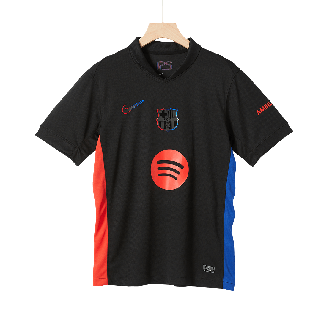 Barcelone Extérieur Maillot 2024/25 - Spotify Logo Without Text