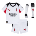 AC Milan Extérieur Maillot Kit 2025/26 Enfant Blanc