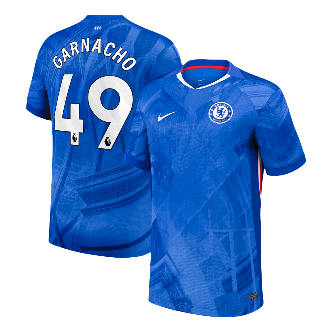 GARNACHO #49 Chelsea Domicile Maillot 2025/26 Bleu - Super