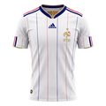 Retro France Extérieur Maillot 2010 Blanc