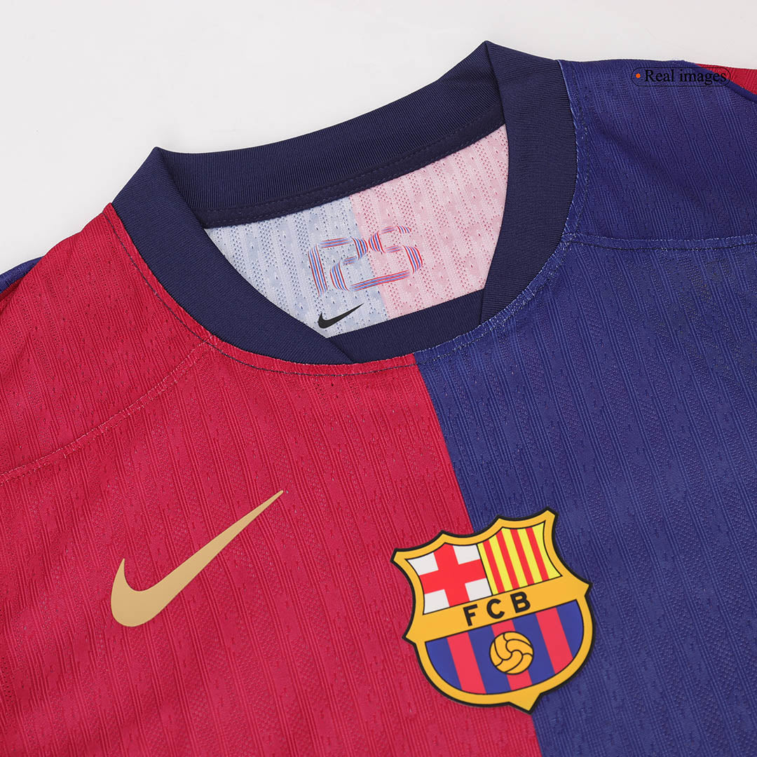 Barcelone Domicile Maillot 2024/25 Authentique Grande Taille