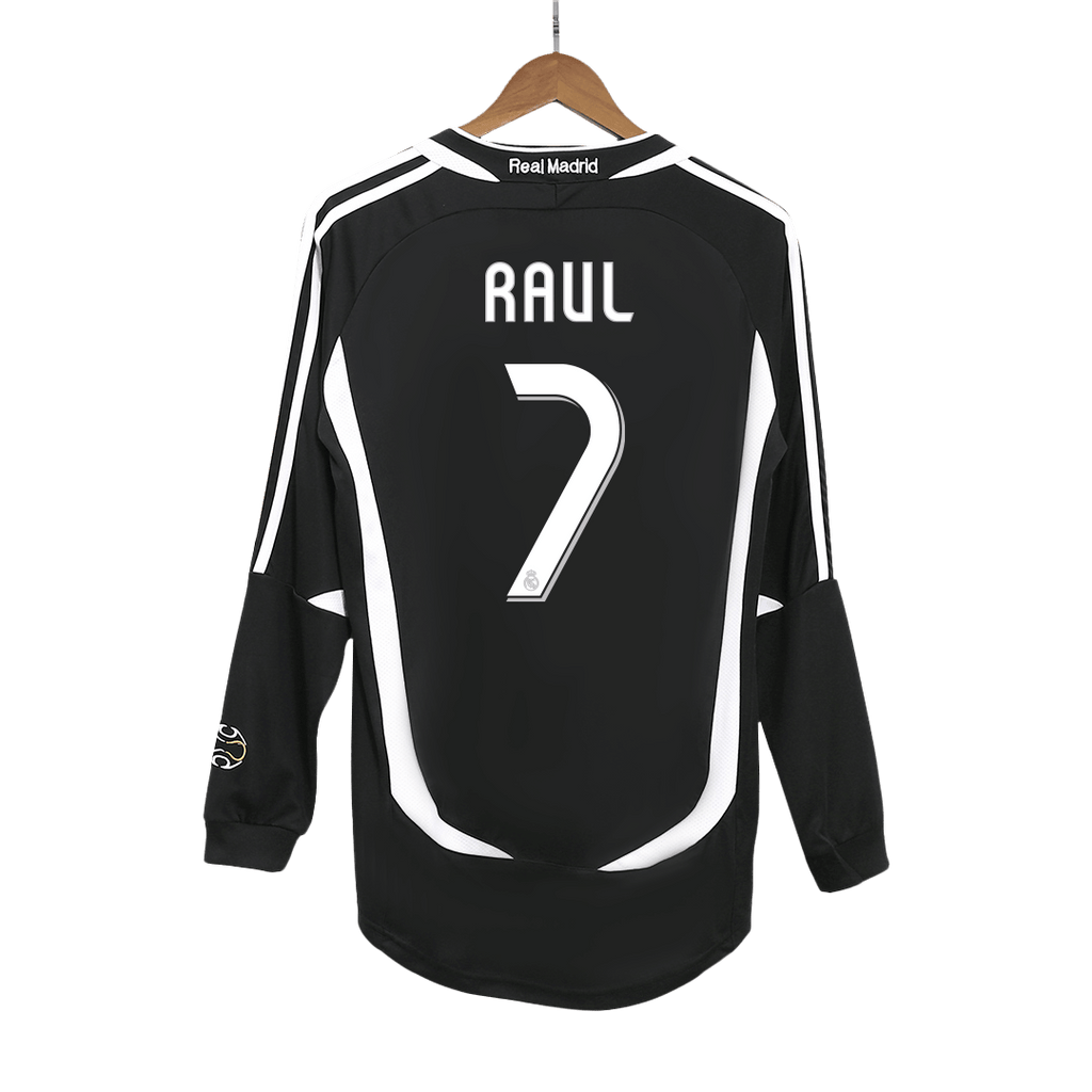 RAUL #7 Retro Real Madrid Domicile Maillot Manches Longues 2006/07