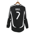 RAUL #7 Retro Real Madrid Domicile Maillot Manches Longues 2006/07