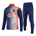 Barcelone Sweatshirt Kit 2025/26 Enfant Black&Orange