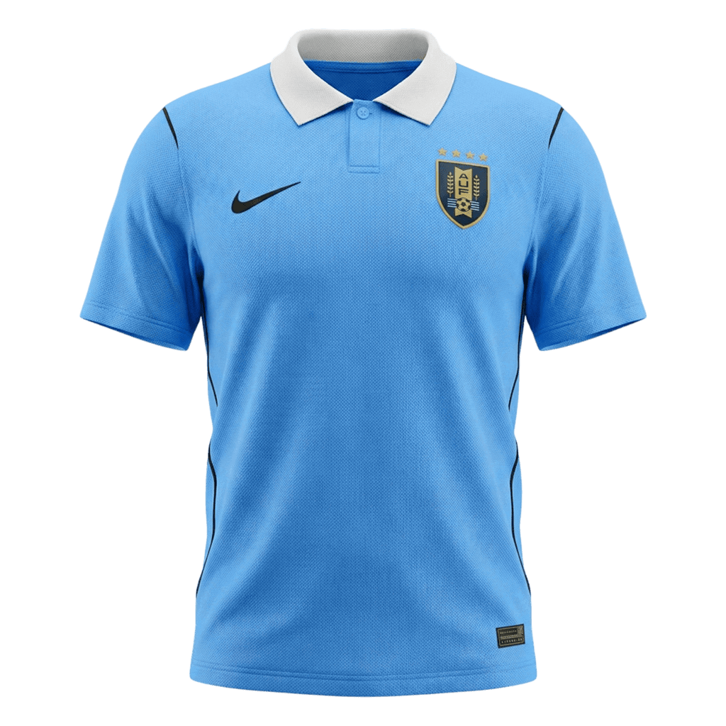 Uruguay Domicile Maillot - Coupe du Monde 2026 Bleu