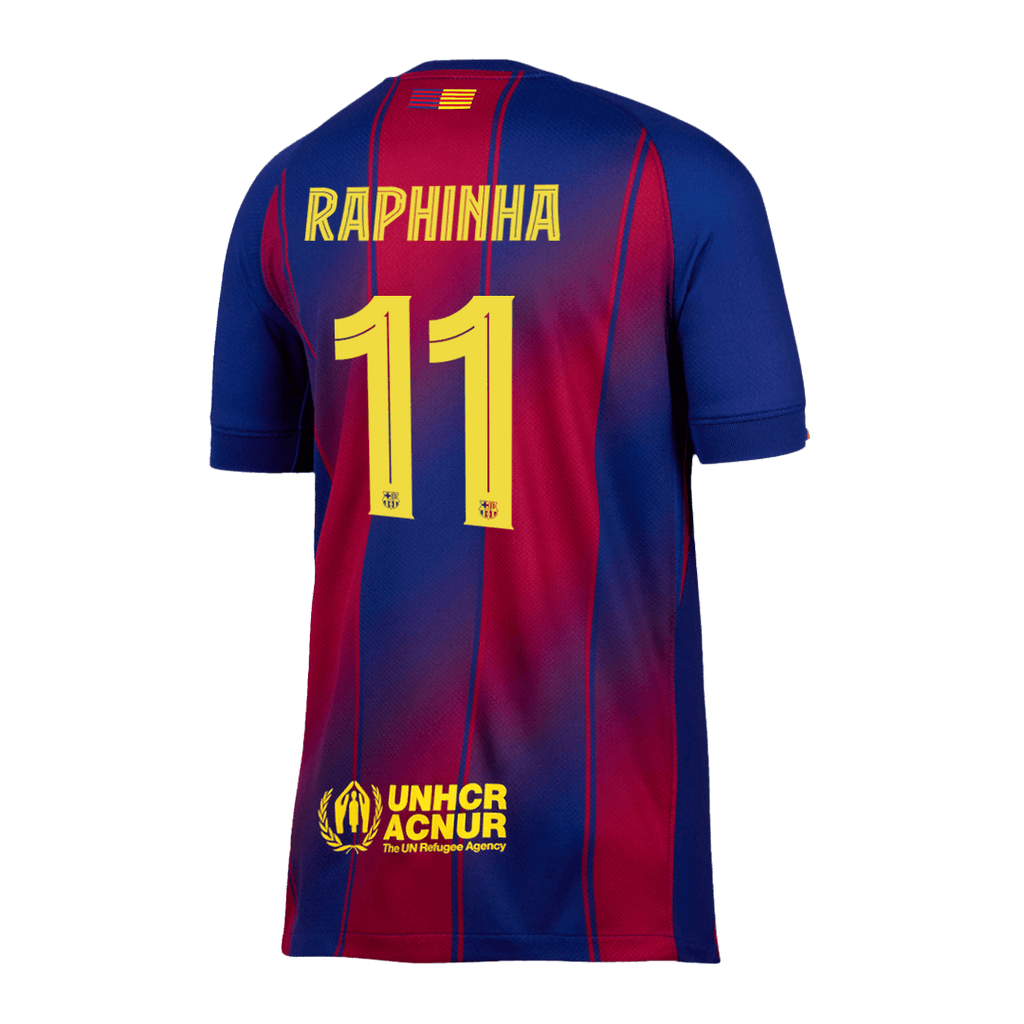 RAPHINHA #11 Barcelone Domicile Maillot 2025/26 - UCL