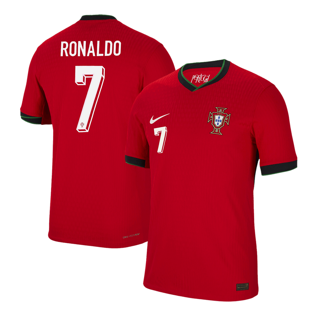 RONALDO #7 Portugal Domicile Maillot 2024 Authentique