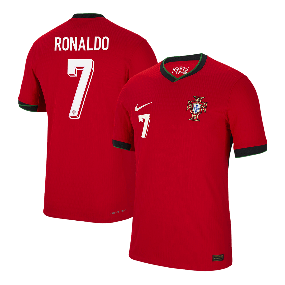 RONALDO #7 Portugal Domicile Maillot 2024 Authentique